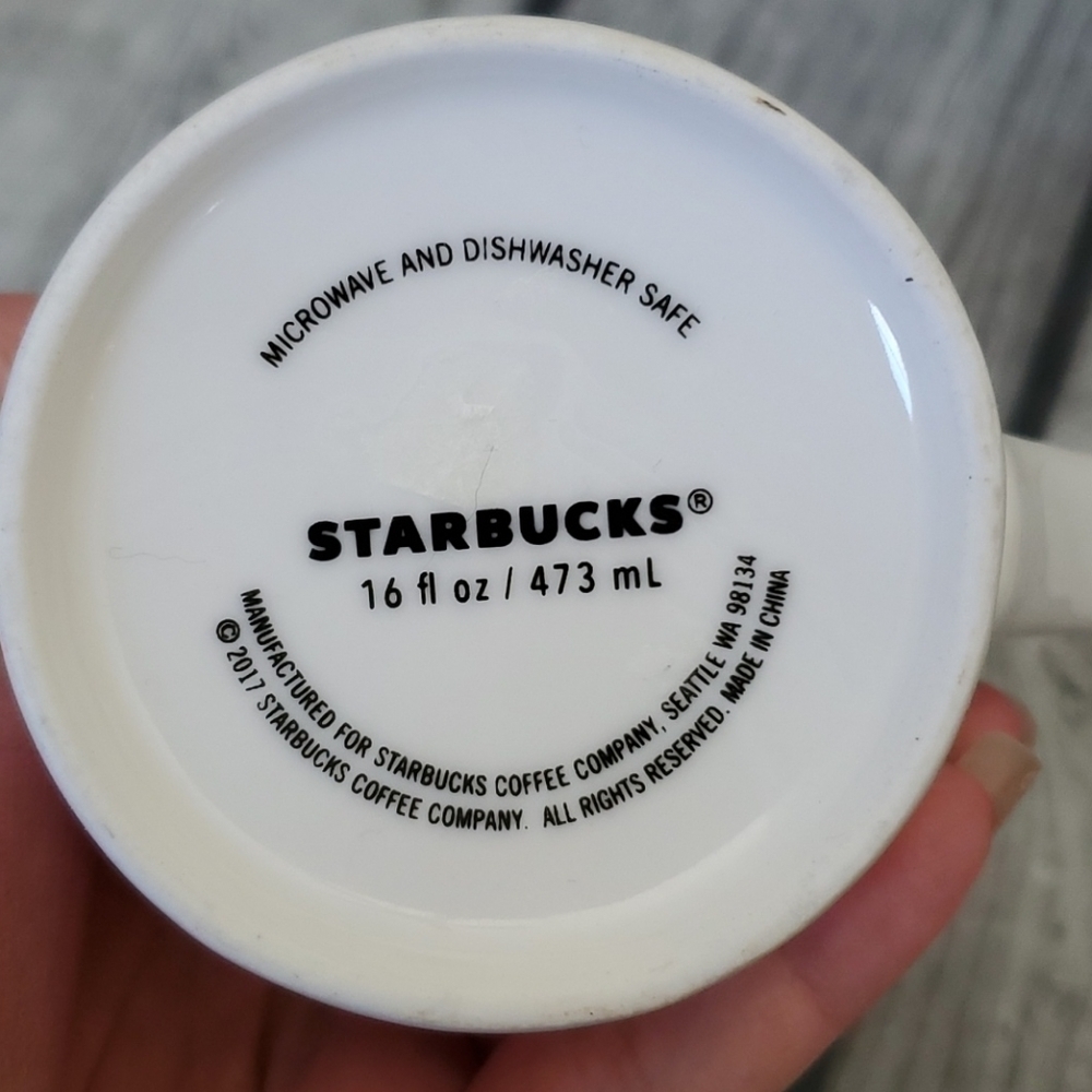 2017 Starbucks Love Valentines Mug 16 oz - Picture 3 of 3
